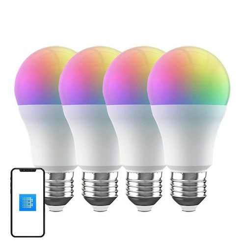 Smart Żarówka LED RGB Broadlink LB4E27 WiFi 4 szt. Sterowanie Aplikacją na Arena.pl