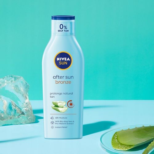 NIVEA SUN Balsam po opalaniu nawilżający przedłużający opaleniznę na Arena.pl