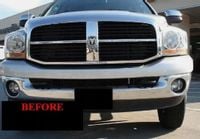 2003-2011 DODGE RAM - LIstwy chrom grill chromowan