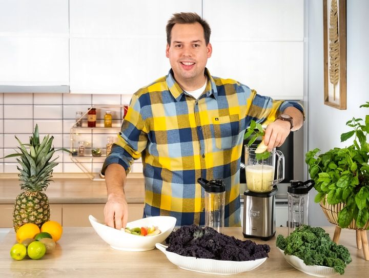 BLENDER KIELICHOWY DO KOKTAJLI 3w1 + 2 BIDONY 700W zdjęcie 3