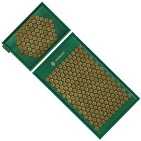 Mata z kolcami do akupresury, z poduszką, do masażu, na ból, z lnu i włókna kokosowego