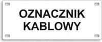 Oznaczniki kablowe tabliczki energetyczne na kable złącza kablowe GRAWER