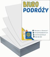 Ulotki A6 reklamowe firmowe 5000szt projekt w cenie BIURO PODRÓŻY