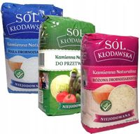 SÓL KAMIENNA KŁODAWSKA NIEJODOWANA DROBNA RÓŻOWA Pakowana w KOPALNI KŁODAWA