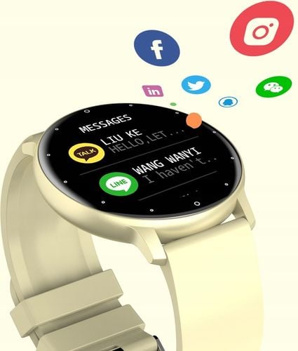 Zegarek SMARTWATCH SMS KROKI PULS POLSKIE MENU na Arena.pl
