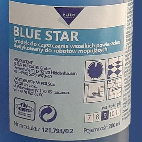 Blue Star WYDAJNY Płyn do robotów czyszczących mopujących 200 ml z pipetą na Arena.pl