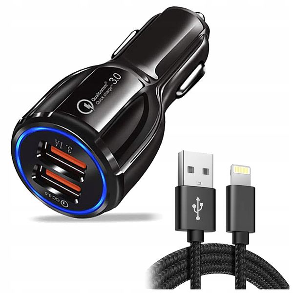 Ładowarka samochodowa Apple Lightning, USB 3100 mA zdjęcie 2