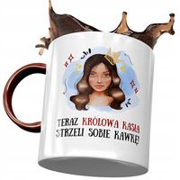 Kubek Bordowy Dla Kasi Koleżanki Żony Na Prezent Z Nadrukiem Ze Zdjęciem