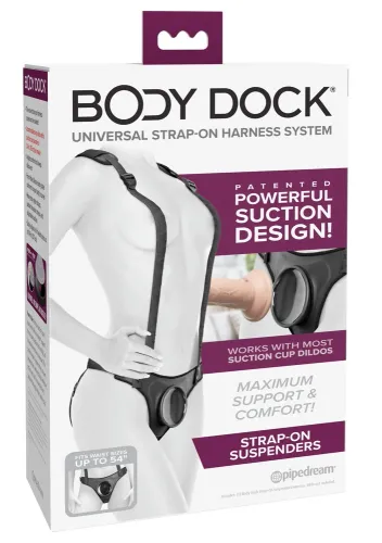 pipedream body dock strap-on uprząż z regulowanymi szelkami 61-137 cm na Arena.pl
