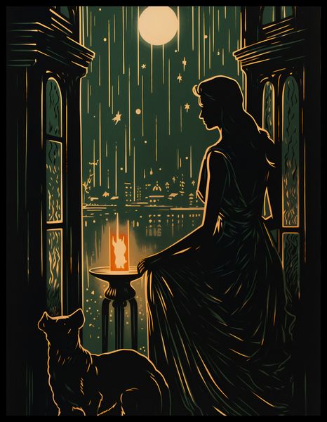 Plakat 50x65cm Nocne Szeptanie zdjęcie 2