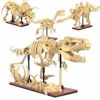 KLOCKI CADA ZESTAW DINOZAURÓW 4W1 + SPECJALNA WERSJA T-REX