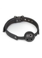 knebel-ball gag with pvc ball - black