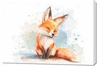 Obraz 100x70cm Zadowolony Lisek