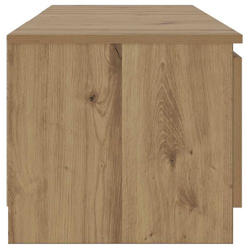 Szafka pod TV z oświetleniem LED, dąb artisan, 140x40x36 cm na Arena.pl