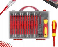 zestaw śrubokrętów izolowanych wkrętaki dla elektryków 14el. vde kraft&dele