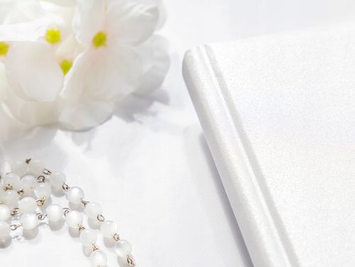 BIBLIA OBRAZKOWA Pamiątka KOMUNII ŚWIĘTEJ TWOJE IMIĘ PREZENT OD CHRZESTNEGO na Arena.pl