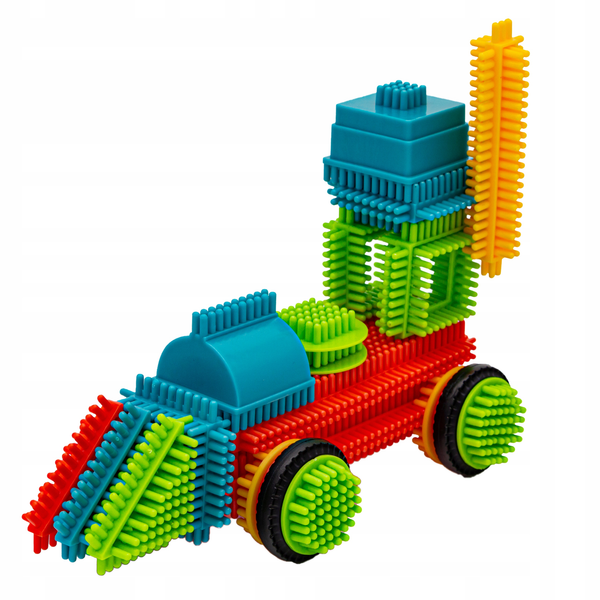 Klocki Konstrukcyjne, Wafle, Jeżyki, Grzebyki 90 elementów zdjęcie 2