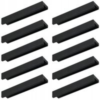 10x UCHWYT MEBLOWY UCHWYT DO SZAFKI KUCHENNEJ UCHWYT DO MEBLI SZUFLADY 96MM