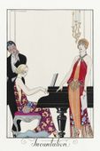 Plakat 61x91,5cm Incantation, Barbier Vintage do Salonu