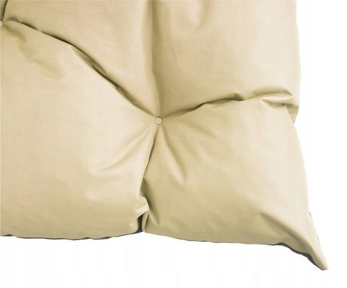 Poduszka Ogrodowa Tarasowa wodoodporna pikowana 70x40cm Krem na Arena.pl