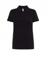 KOSZULKA POLO damska polówka JHK 200g czarna