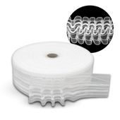 TAŚMA marszcząca żyłkowa transparentna wałek 50m