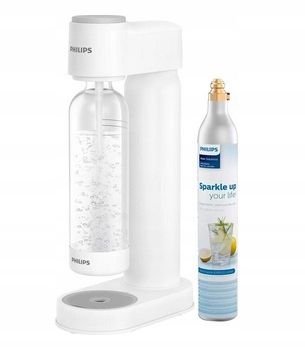 Saturator do gazowania wody PHILIPS ADD4901WH butelka 1l soda biały na Arena.pl