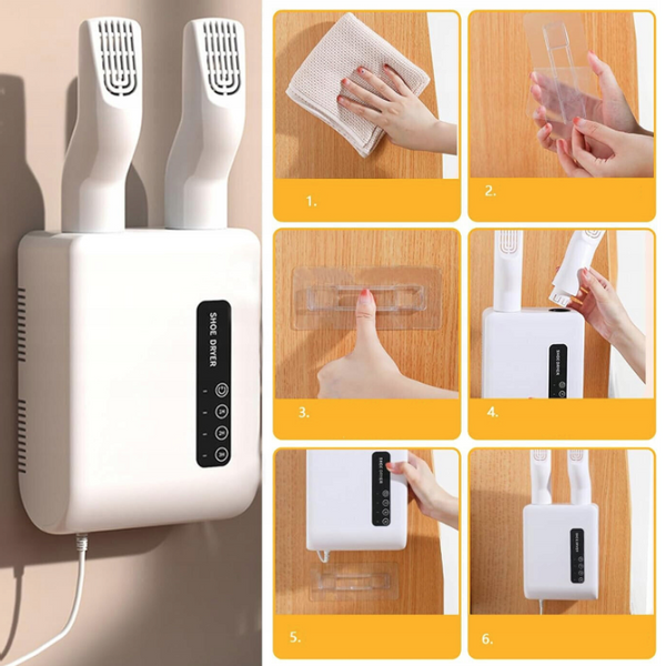 SUSZARKA DO BUTÓW RĘKAWICZEK ELEKTRYCZNA NAŚCIENNA TIMER BIAŁA 140W zdjęcie 14