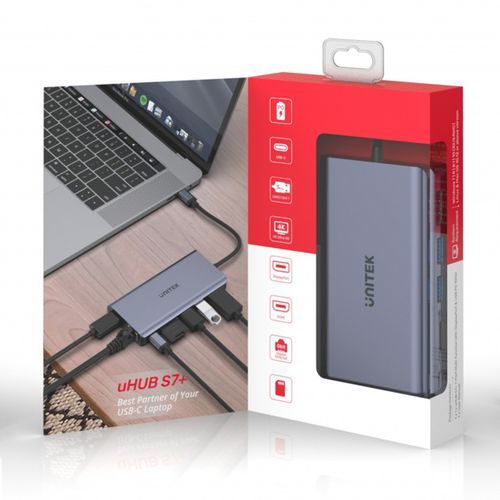 Unitek Hub USB-C 2x USB 3.1 HDMI DP RJ45 czytnikSD na Arena.pl