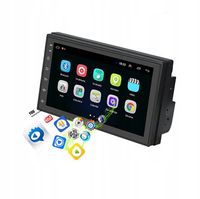 MEGA Radio Samochodowe ANDROID Bluetooth WiFi USB 2DIN GPS MIKROFON ZESTAW