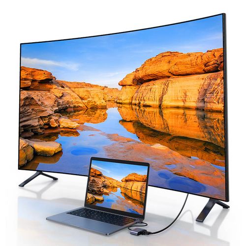 przejściówka adapter usb - hdmi + vga szara na Arena.pl