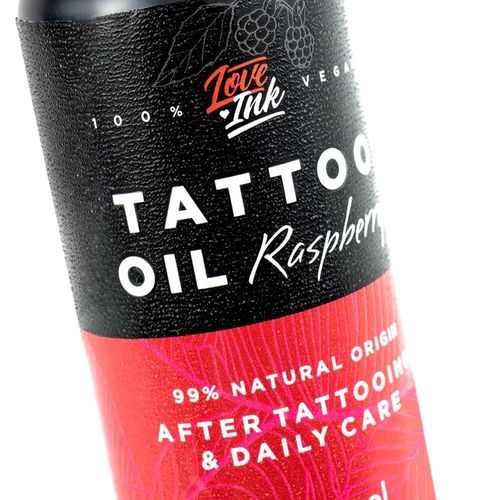 Olejek do Pielęgnacji Tatuażu Loveink Tattoo Oil Raspberry 100ml na Arena.pl