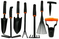 ZESTAW NARZĘDZI OGRODNICZYCH dla OGRODNIKA pazurki grabki motyczka