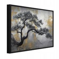 Obraz W Ramie Na Metalu Do Sypialni Salonu Drzewo 120x80