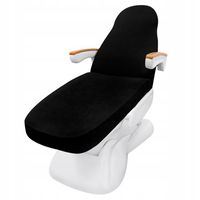 Pokrowiec na fotel frotte czarny PODKŁAD KOSMETYCZNY DO GABINETU SALONU