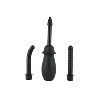 gruszka analna seven creations douche unisex black blush