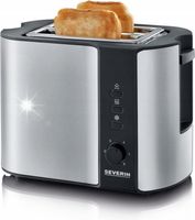 SEVERIN AT 2589 toster 800W, srebrny, ruszt