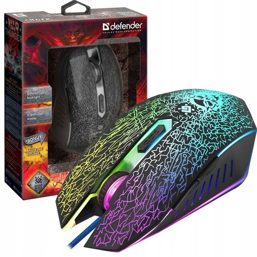 Przewodowa optyczna mysz dla graczy SHOCK gaming na Arena.pl