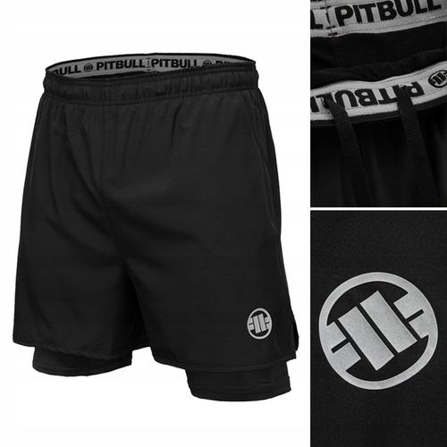 Męskie Spodenki Sportowe Treningowe Pitbull Mesh na Arena.pl