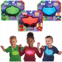PIDŻAMERSI SOWELLA, KOTBOY, GEKSON AMULET Z PASKIEM ŚWIATŁO/DŹWIĘK PJ MASKS