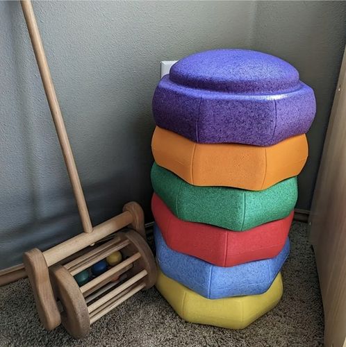 Ścieżka Sensoryczna Kamienie Balansujące Treningu Równowagi Rzeczne Ogrodu na Arena.pl