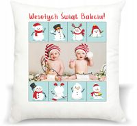 foto PODUSZKA PREZENT na święta dla Babci Dziadka