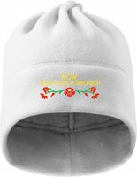 CZAPKA ZIMOWA Z HAFTEM koło gospodyń wiejskich + twój napis logo KGW