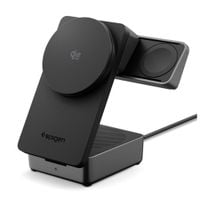spigen ef323mq essential 3in1 magnetic magsafe wireless charger 25w
