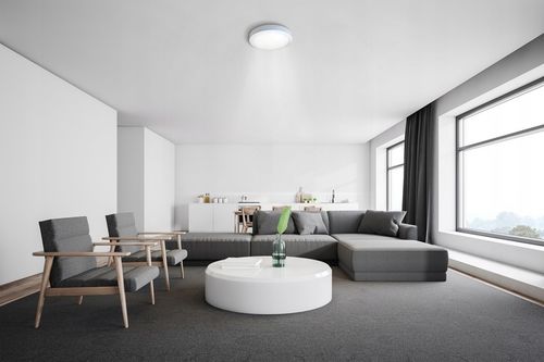 PLAFON NATYNKOWY LAMPA SUFITOWA LED 24W OKRĄGŁA PANEL ŚCIENNY ŚWIETLNY na Arena.pl