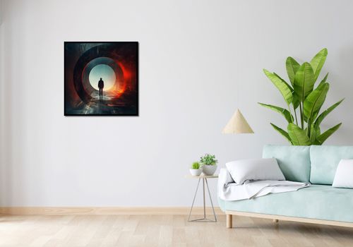 Plakat 70x70cm Portal do Świata na Arena.pl