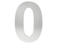 PRZYKRĘCANE OZNACZENIE BUDYNKU CYFRA 0