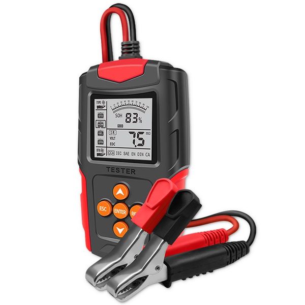 Qoltec Cyfrowy tester akumulatora z LCD 12V 24V 3Ah-200Ah zdjęcie 1