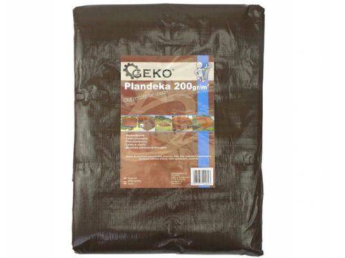 PLANDEKA UNIWERSALNA WZMACNIANA MEGA GRUBA 12x15 M BRĄZOWA G70772 200 g/mkw na Arena.pl