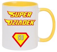 KUBEK Z NADRUKIEM ŚMIESZNY PREZENT DZIEŃ DZIADKA URODZINY IMIENINY DZIADEK